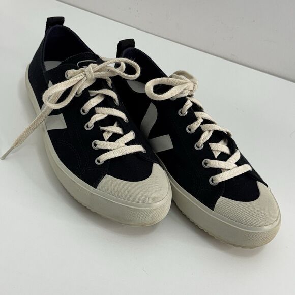 Veja Mens Sneakers Wata Canvas Low Top Black US 8 - Picture 2 of 11